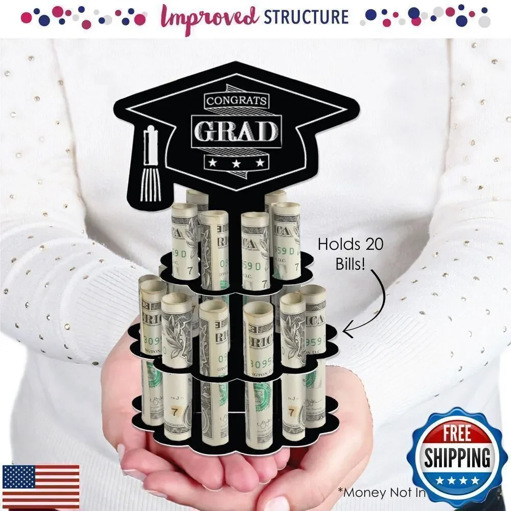 Graduation Money Gift Holder Graduation Cheers Grad Party Cash Display New